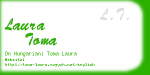 laura toma business card